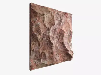 156-RockPanel rock texture 3D model