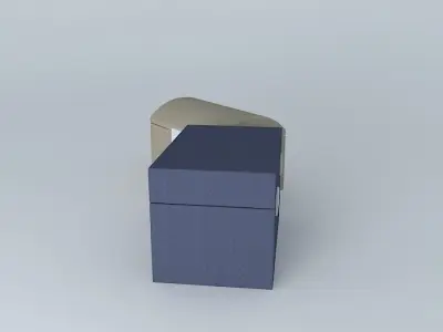 Box  Chest Fabric Decorative Free 3D model