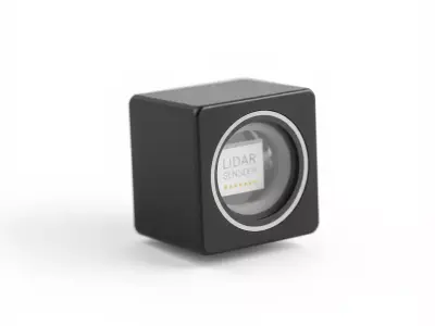 Black Lidar Sensor model pack Low-poly 3D model