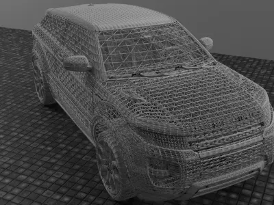  Ranger Rover Evoque 3D print model