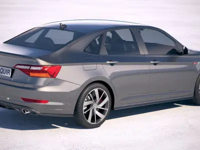 Volkswagen Jetta GLI 2019 3D model