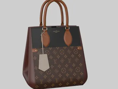 FOLD TOTE MM--Louis vuitton handbag 3D model