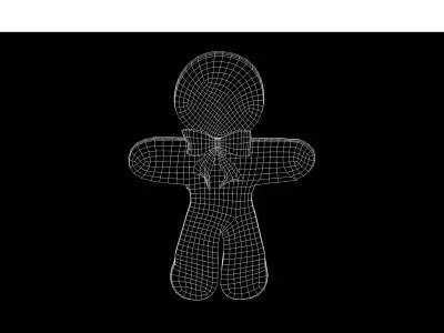 Cookie Doll Walking 3D model