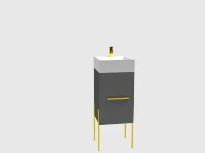 Premium Sink 3D model By Iammdshanto Free 3D model
