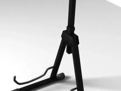 Guitar stand Free 3D model