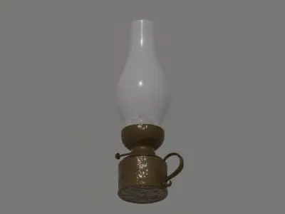 Oil Lamp 3D model