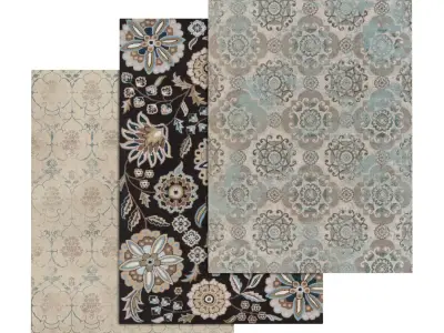 Rug Set 714 3D model