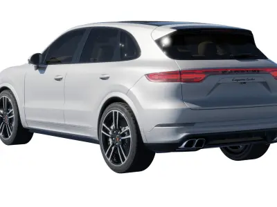 Car Rigged - Porsche Cayenne 3D model