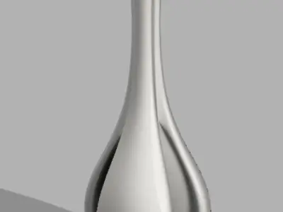 Bud vase 3D print model