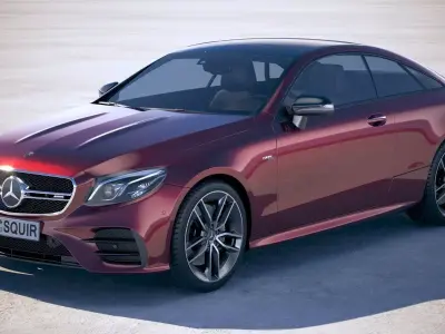 Mercedes-Benz E53 AMG Coupe 2019 3D model