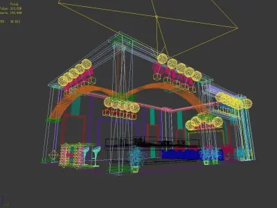 Exhibition - Area - 13X8-3DMAX2009-01 3D model