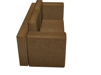 Brown Sofa 3D model