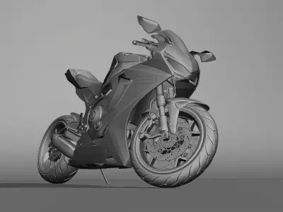 Honda CBR 1000RR Motorcylce 3D model Blender 3D model