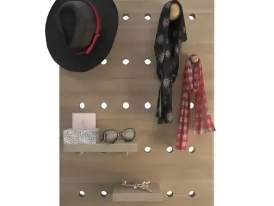 Shelves For Clothing Accessories 3D model