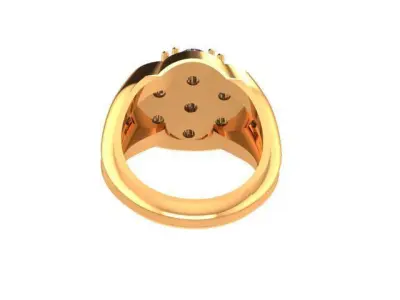 Men Diamond Ring 3D print model purchase