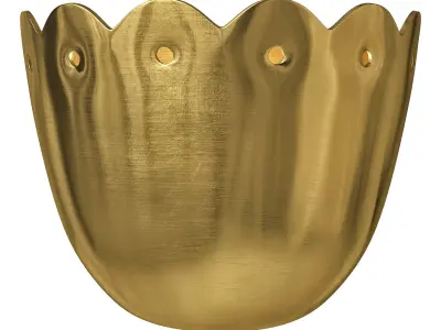 Huey light sconce Tulip 3D model