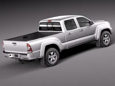 Toyota Tacoma 2012 Crew Cab 3D Model 3D model