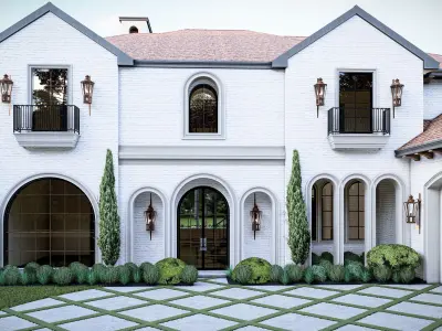 Modern Mediterranean - Stl-Dae file - 3d model Only 3D print model