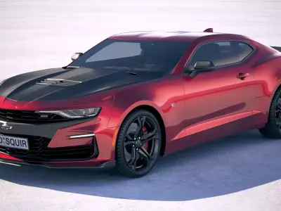 Chevrolet Camaro SS 1LE CG 2019 3D model