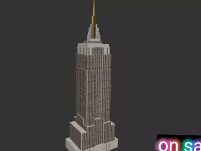 Empire states building 3D model