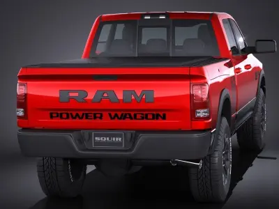 Dodge Ram 2500 PowerWagon 2015 3D model