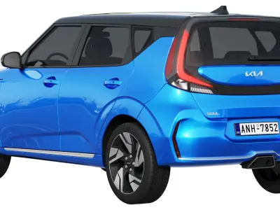 KIA SOUL 2023 3D model