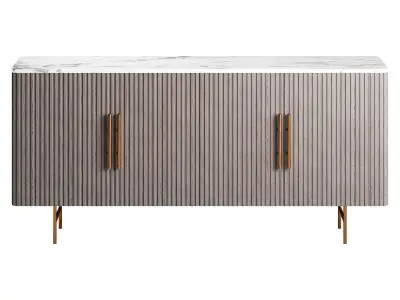 Wide Top Sideboard 3D model