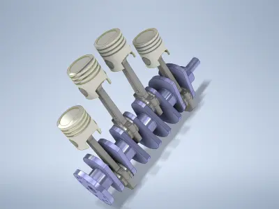 crankshaft 3D model