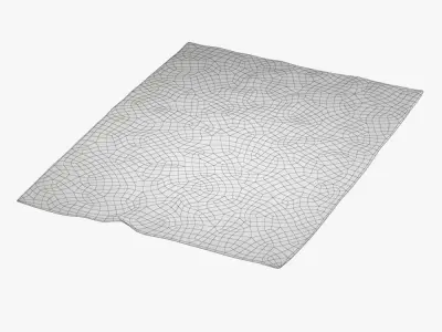 Mayson Black Rug 3D model