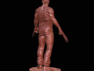 Logan Wolverine 2017 Movie figurine 3D print model