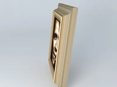 Famous People Barack Obama Eyes Illusion Free 3D model