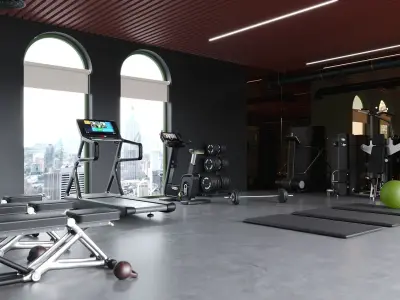 ProVis3D 024 - Gym Room 3D model