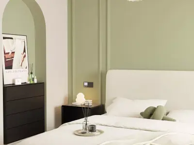 European-style residential indoor  3D model