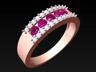 Diamond Ring - N5277 Free 3D print model