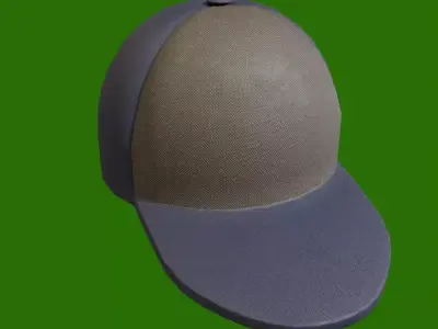 Baseball Hat Low-poly 3D model