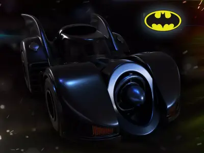 BatMobile toystyle 3dprint 3D print model