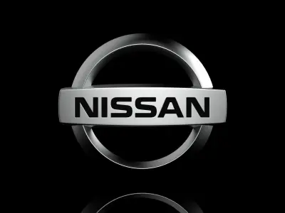 Nissan logo 3D model