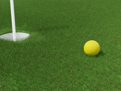 Golf Balls 3D model
