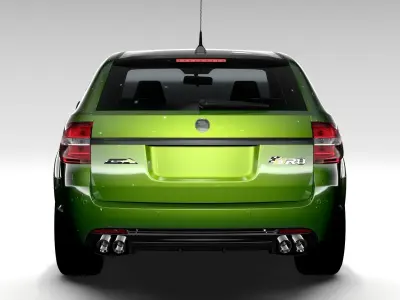 HSV Clubsport R8 Tourer Gen F2 2017 3D model