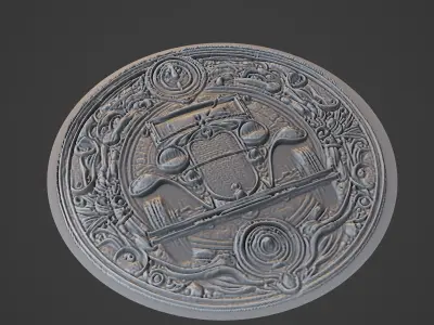 Car Medallion 3D print model