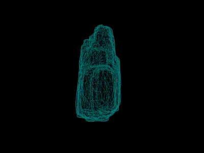 Realistic Rock Free low-poly 3D model