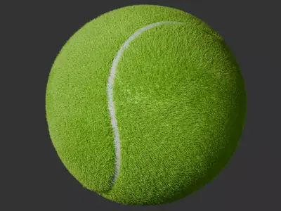 Tennis Ball Free 3D model