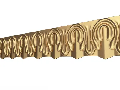 Ornament Element 01 Low-poly 3D model