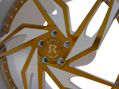 RUCCI FORGED breitling WHEEL 3D PRINT MODEL 3D print model