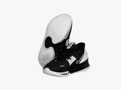 Nike Kyrie 5 Low TB Black White DO9617 002 Low-poly 3D model