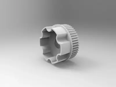 Half-clutch gear Z49 3D print model