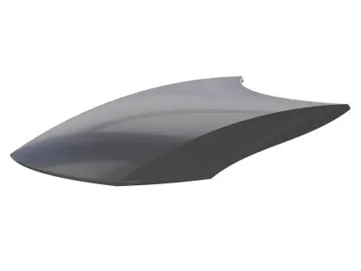 Exquisite Car Bonnet 3D print model