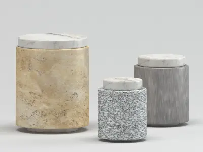 Michael Verheyden Stone Containers 3D model