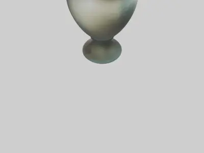Large statement vase model Low-poly 3D model