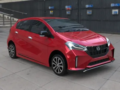 Perodua Myvi 2021 3D model